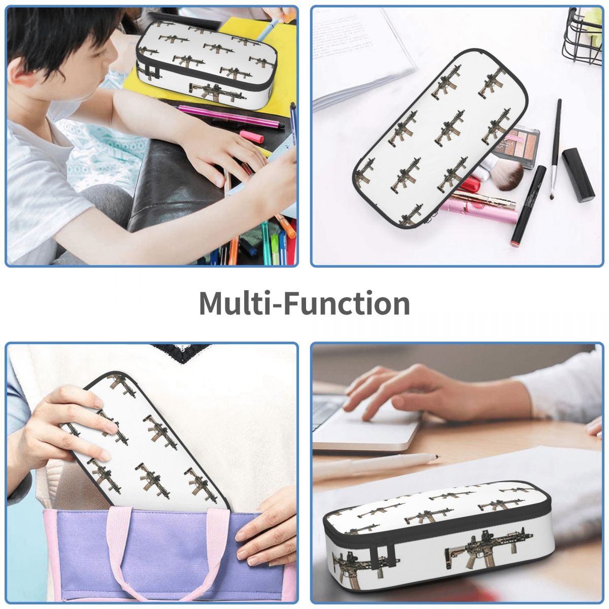 AR-15 タンカモガン - 学生用ホワイトペンシルケース  - Tan Stationery & Office Supply のレビューと価格