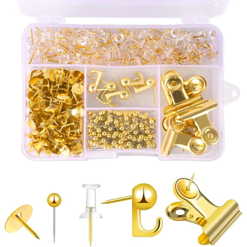 コルクボード、ペーパークリップ、マップタック、バインダーセッ - Binder Clip Assorted のレビューと価格