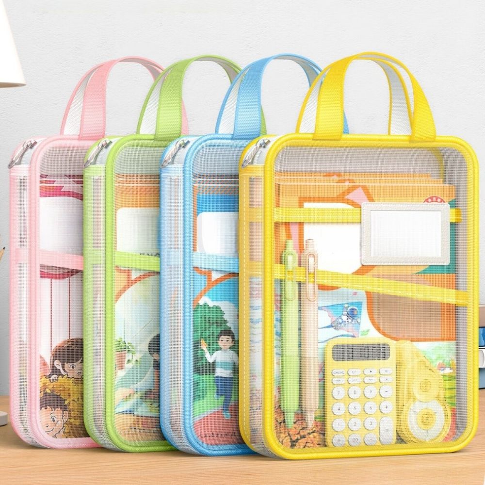 メッシュ文具収納袋 3 層ポケットジッパー開閉テスト紙袋大容 - Stationery Supplier のレビューと価格
