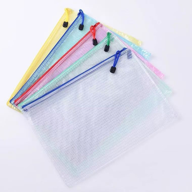 5 個文具収納フォルダーファイルメッシュジッパーポーチ A4 - Stationery Supplier のレビューと価格