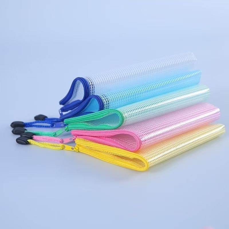 5 個文具収納フォルダーファイルメッシュジッパーポーチ A4 - Stationery Supplier のレビューと価格
