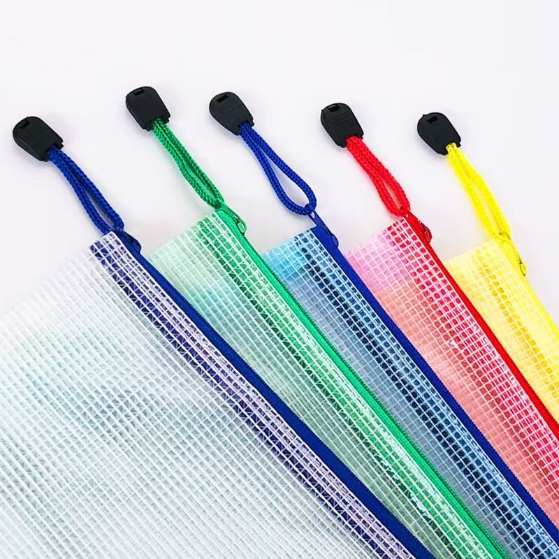5 個文具収納フォルダーファイルメッシュジッパーポーチ A4 - Stationery Supplier のレビューと価格