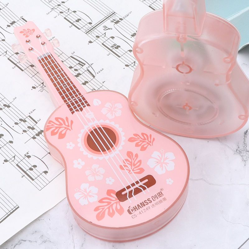 クリエイティブギター形状補正テープ、大容量、学生事務用品、学 - Correction Tape Roller のレビューと価格