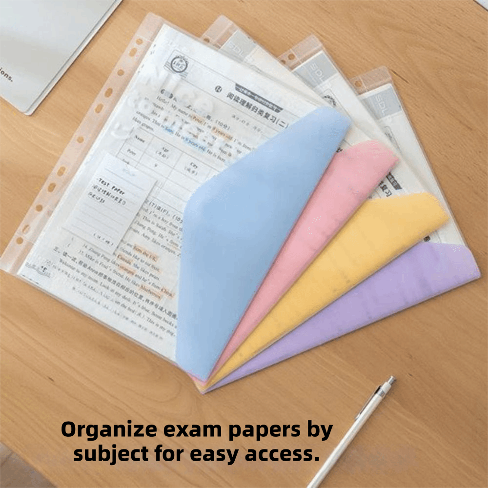 実用的なPP製ルーズリーフファイルバッグセット、取り外し可能 - Binder Clip Assorted のレビューと価格
